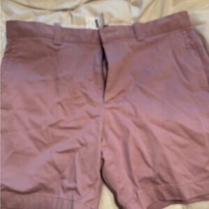 J. Crew Men's Light Purple  Flat Front Shorts